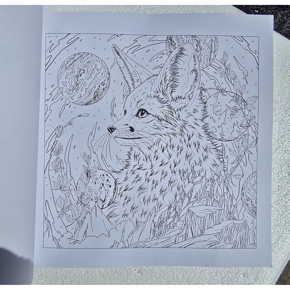 Mythographic Discover Shangri-La Artists Coloring Book Alessandra Fusi Paperback - Picture 7 of 8